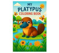 My Platypus Coloring Book: 50 Cute and Fun Platypus Coloring Pages for Kids and Adults - Relaxing Animal Art for All Ages