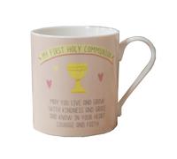 My Prima Comunione Mug Chiesa E Grail Immagine - Rosa
