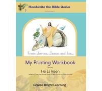 My Printing Workbook featuring He Is Risen