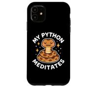 "My Python Meditates" Tema Cute Snake Custodia per iPhone 11