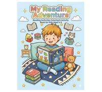 My Reading Adventure: Reading Activities Coloring & Activity Book for Kids Ages 4-9: Fun Reading Worksheets, Matching Activities & Coloring Pages for Early Learners