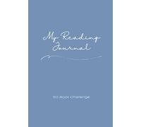 My Reading Journal: Book Challenge Planner for Adults: Reading Goal Tracker, Daily Log Pages, Book Reviews & Progress Monitor for Serious Readers - Milestone Blue
