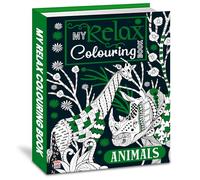My Relax Animal Colouring Book - Animal Themed Coloring Activity Book For Kids - Fun And Creative - Ages 3+ Years: Green Villains Colouring__My Relax Colouring_Animals