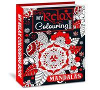 My Relax Mandala Colouring Book - Mandala Themed Coloring Activity Book For Kids - Fun And Creative - Ages 3+ Years: Red Villains Colouring__My Relax Colouring_Mandalas