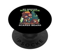 MY RESTING HIKE FACE SCARES BEARS PopSockets PopGrip Adesivo