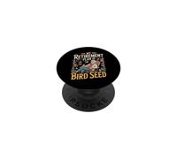 My Retirement Plan Is Bird Seed Ironia Pensione Uccelli PopSockets PopGrip Adesivo