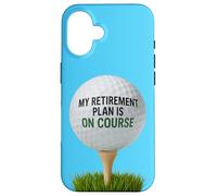 My Retirement Plan Is On Course Funny Golf Custodia per iPhone 16