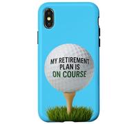 My Retirement Plan Is On Course Funny Golf Custodia per iPhone X/XS
