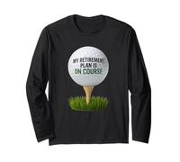 My Retirement Plan Is On Course Funny Golf Maglia a Manica