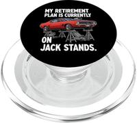 My Retirement Plan Is On Jack Stands Muscle Car PopSockets PopGrip per MagSafe