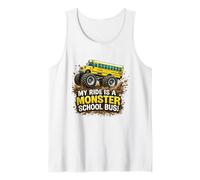 My Ride is a Monster School Bus Bambini Big Wheel Truck Kids Canotta
