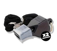 My Royale® - Fischietto arbitro professionale, 2 pz., Fox Classic, fischietti per allenatori di calcio, basket, pallavolo, soccorritore, Fischietto Fox professionale, per sport all'aperto o palestra.