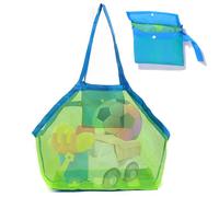 My Royale Grande borsa a rete per giocattoli da spiaggia, borsa da spiaggia per bambini, pieghevole e riutilizzabile, borsa da spiaggia, piscina, picnic