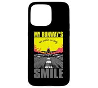 My runway is as wide as my smile Custodia per iPhone 15 Pro Max