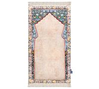 My Salah Mat Urban Rugs UK - Tappeto da preghiera musulmana imbottito per adulti, con motivo Andalus Flowers