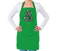 My Sangue Tipo Must Be Caffè - Unisex Adulti Grembiule - Latte Caffeina