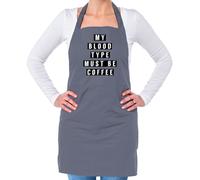 My Sangue Tipo Must Be Caffè - Unisex Adulti Grembiule - Latte Caffeina