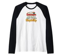 My Sarcasm Depends On Your Stupidity Funny Quote Maglia con Maniche Raglan