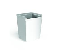 Bicchiere portapenne Mydesk - 8,7x7,4x10 cm - bianco - Arda