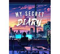 My secret Diary | Notebook Aesthetic | Notebook with Anime background | 8.5'' x 11''- 120 pages Notebook |: The perfect Notebook for Teens or Anime Lovers!