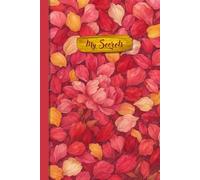 My Secrets Elegant Peony Grid Notebook for Writing, Journaling & Private Note: Elegant Watercolor journal with Pink Peonies and Gold Typography, Graph Paper Notebook for Women & Girls