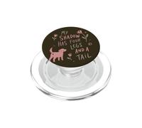 My Shadow Has Four Legs Dog Lover dicendo PopSockets PopGrip per MagSafe