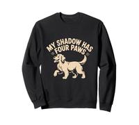 My Shadow Has Four Paws Meme Divertente Amante dei Cani My Shadow Paws Felpa