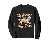My Shadow Has Four Paws Meme Divertente Amante dei Cani My Shadow Paws Felpa