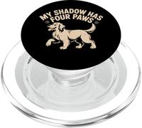 My Shadow Has Four Paws Meme divertente amante dei cani My Shadow Paws PopSockets PopGrip per MagSafe