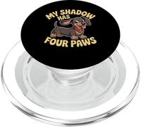 My Shadow Has Four Paws Meme divertente amante dei cani My Shadow Paws PopSockets PopGrip per MagSafe