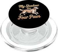 My Shadow Has Four Paws Meme divertente amante dei cani My Shadow Paws PopSockets PopGrip per MagSafe