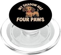 My Shadow Has Four Paws Meme divertente amante dei cani My Shadow Paws PopSockets PopGrip per MagSafe