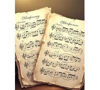 My Sheet Music Journal For Writing Songs, Recording Music Progress And Capturing Creative Music Inspiration Daily