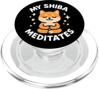 "My Shiba Meditates" - Simpatico tema cane PopSockets PopGrip per MagSafe