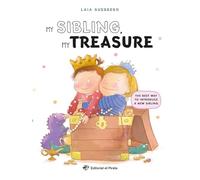 My Sibling, My Treasure: Álbum ilustrado en INGLÉS en letra MAYÚSCULA para nuevos hermanos; gestionar la llegada de un hermano; ¡con un juego de buscar y encontrar objetos!