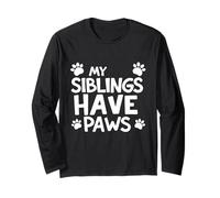 My Siblings Have Paws Maglia a Manica