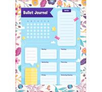 My Simple Plan: A Weekly Bullet Journal: Undated 100-Page Planner and Notebook with Weekly Spreads and Notes Sections to Organize Your Life, Boost Productivity, and Spark Creativity
