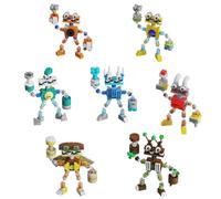 My Sing Monster Figure Building Set, Wubbox Monsters Building Blocks Model Game da Collezione, for Bambini, Ragazzi, Ragazze, Regalo di Compleanno for i Fan.(689 PCS)