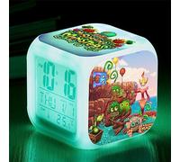 My Singing Monsters - Sveglia digitale a LED per bambini, con 7 colori cangianti, luce notturna con visualizzazione della temperatura e ora