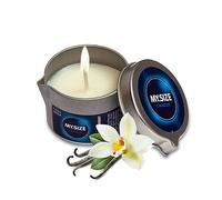 MY.SIZE Candela per massaggi alla vaniglia 40 ml | Candela rilassante per aroma-terapia | Prodotta in Germania | Olio di cocco e materie prime naturali | Benessere, idea regalo
