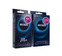 MY SIZE Mix SET misura 6 64 mm 10 Preservativi Classic 10 in 4 varianti