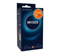 MY SIZE Preservativi classici misura 4 57 mm di larghezza 20 pezzi confezione