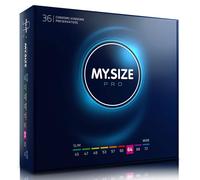 MY.SIZE PRO 64mm Trasparente Sottile Premium Lattice Comfort Lubrificato Condom
