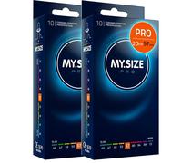 MY.SIZE PRO ELITE Preservativi Taglia 4 57mm 20 pz Preservativi