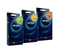 MY.SIZE PRO ELITE set 3x10 preservativi | tre larghezze | lattice Vytex