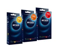 MY.SIZE PRO ELITE set 3x10 preservativi | tre larghezze | lattice Vytex