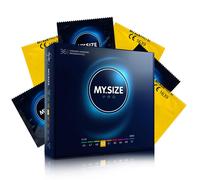 MY.SIZE Pro Lattice Lubrificato Regolare Dritto Trasparente Condoms 53mm Size Di