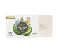 MY SOAP sapone al latte di pecora, naturale di accentra, sapone al latte di pecora fatto a mano MY SOAP in una scatola di carta, 100 g, design/fragranza: bergamotto