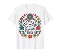 My Son in Law Is My Favorite Child Ghirlanda Genero Umorismo Maglietta