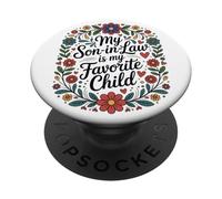 My Son-in-Law Is My Favourite Child Corona Umorismo Famiglia PopSockets PopGrip Adesivo